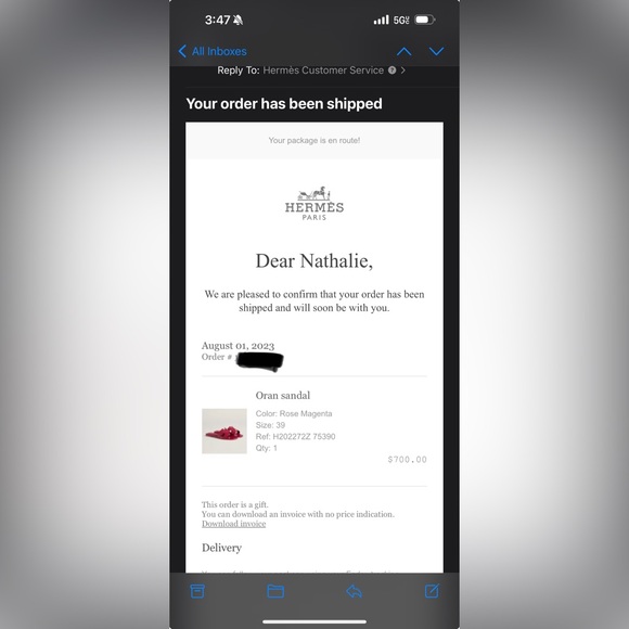 Hermes Oran Sandal - Picture 5 of 5